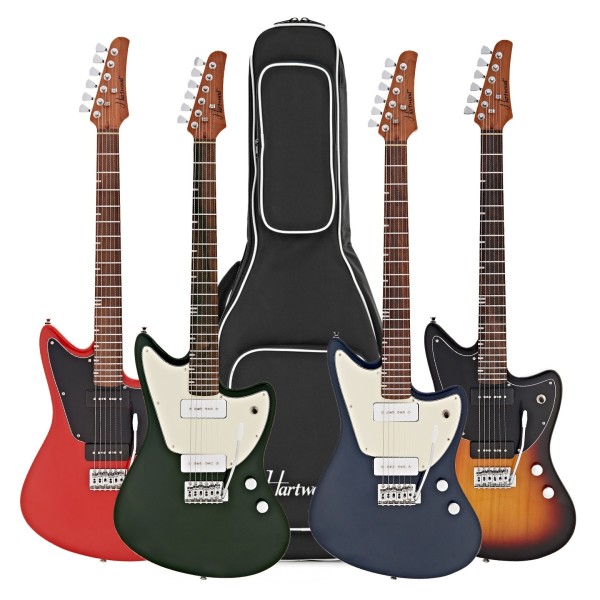 Hartwood Drifter Electric Guitar Bundle with Gigbag or Hardcase