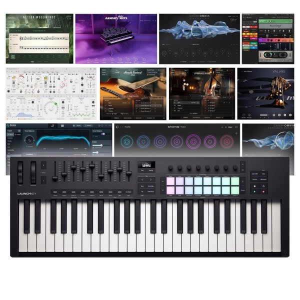 Novation Launchkey 49 MK4 With Komplete 15 Ultimate Upgrade for Komplete Select (Boxed) - Bundle