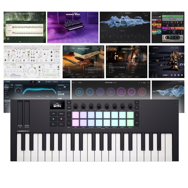 Novation Launchkey Mini 37 MK4 With Komplete 15 Ultimate Upgrade for Komplete Select (Boxed) - Bundle