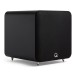Q Acoustics Q SUB80 Subwoofer, Satin Black - front angle