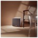 Q Acoustics Q SUB80 Subwoofer, Satin White - lifestyle 1 