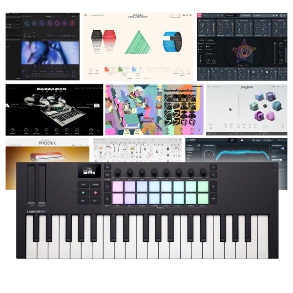 Novation Launchkey Mini 37 MK4 With Komplete 15 Standard Upgrade for Komplete Select (Boxed) - Bundle