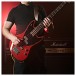 Hartwood Delta Bass Guitar, Orchard Red