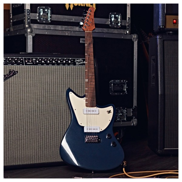 Hartwood Drifter Electric Guitar, Metallic Blue