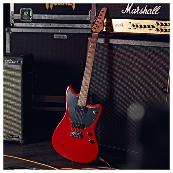 Hartwood Drifter Electric Guitar, Orchard Red