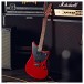 Hartwood Drifter Electric Guitar, Orchard Red