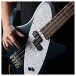 Hartwood Satellite Bass Guitar, Metallic Blue