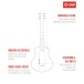 G4M Solus Travel Guitar, Steel String