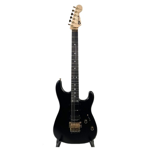 Charvel MJ San Dimas Style 1 HSS Ebony, 24 Frets FR Satin Black
