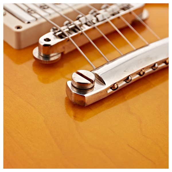 Gibson Custom 1958 Les Paul Standard Reissue VOS, Washed Cherry Sunburst #841938 - bridge 