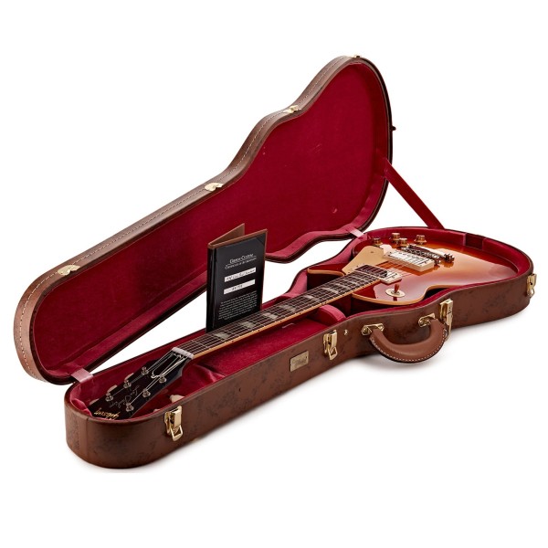 Gibson Custom 1958 Les Paul Standard Reissue VOS, Washed Cherry Sunburst #841938 - case interior 