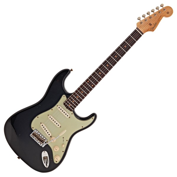 Fender Custom Shop 1960 Stratocaster Journeyman Relic, Aged Black - front