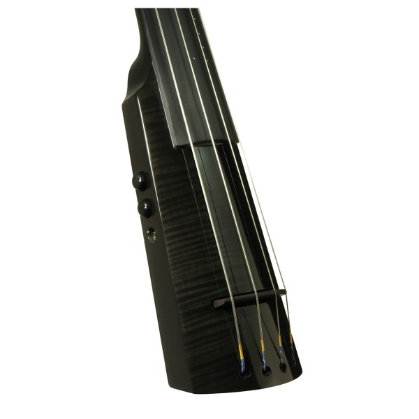 NS Design WAV4 Upright Bass, Transparent Black - Close Up