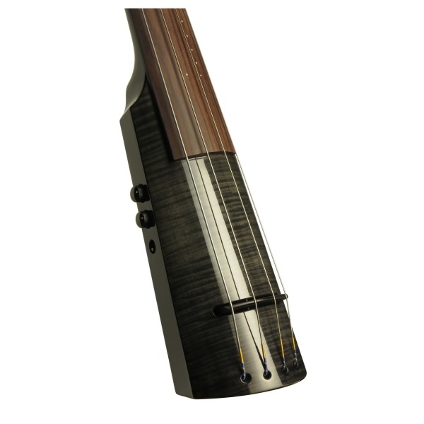 NS Design WAV4 Upright Bass, Transparent Black - Close up