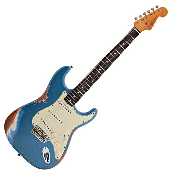 Fender Custom Shop 1960 Stratocaster Heavy Relic, Aged Lake Placid Blue - front