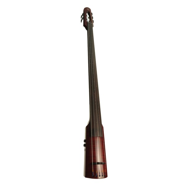 NS Designs WAV5 Upright Bass, Transparent Red