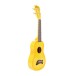 Kala Makala Dolphin Soprano Ukulele, Yellow Burst