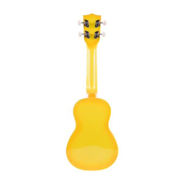 Kala Makala Dolphin Soprano Ukulele, Yellow Burst