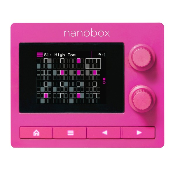 1010music Nanobox Razzmatazz Compact Drum Synthesizer - Top