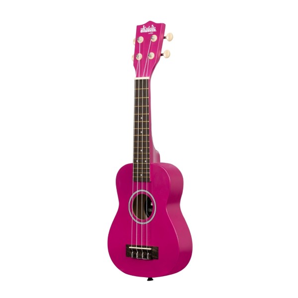 Kala Ukadelic Soprano Ukulele, Dragon Fruit