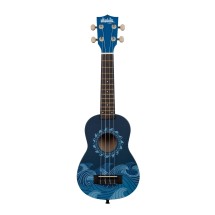 Kala Ukadelic Soprano Ukulele, Deep Blue