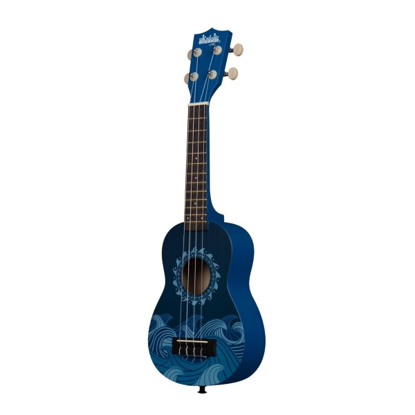 Kala Ukadelic Soprano Ukulele, Deep Blue