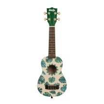 Kala Ukadelic Soprano Ukulele, Monstera