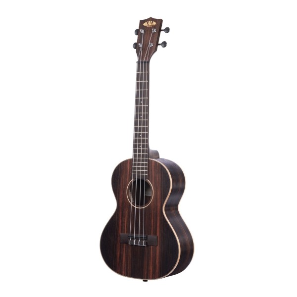 Kala KA-EBY-T Striped Ebony Tenor Ukulele, Natural Satin