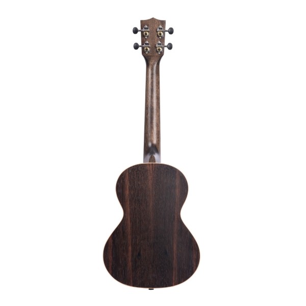 Kala KA-EBY-T Striped Ebony Tenor Ukulele, Natural Satin