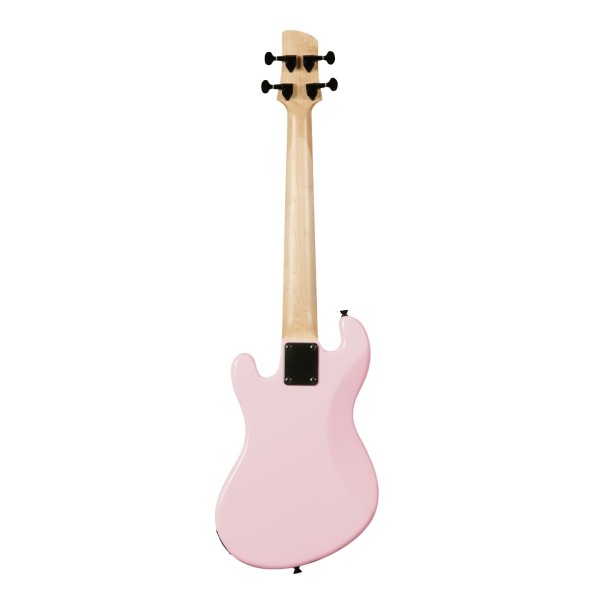 Kala U-Bass Solid Body Fretted, Light Pink