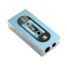 FiiO KA15 Portable DAC and Headphone Amplifier, Blue - Angled, headphones outputs, balanced and unbalanced