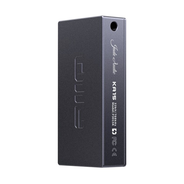 FiiO KA15 Portable DAC and Headphone Amplifier, Black - Reverse