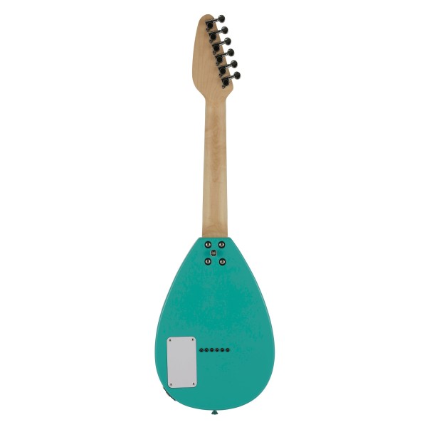 Vox Mark 3 Mini Electric Guitar, Aqua Green back