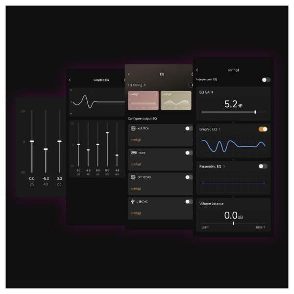 Eversolo DMP-A6 Gen 2 Streaming Music Player - app pages 
