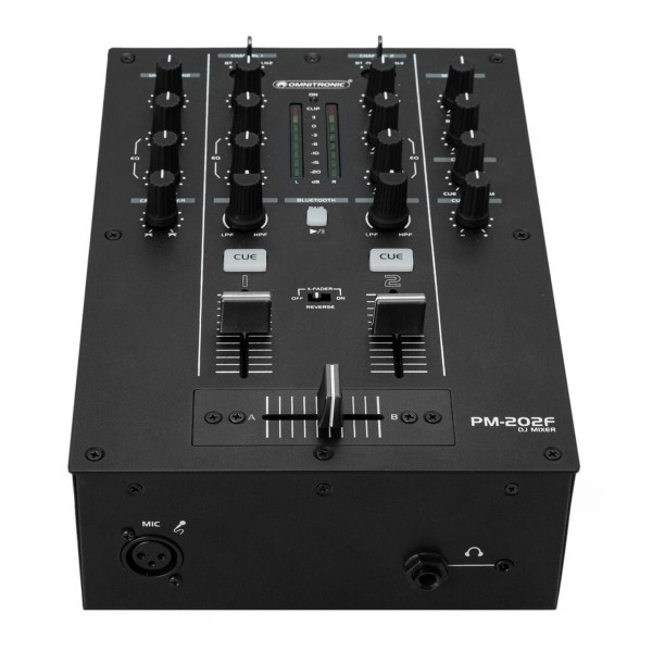 Omnitronic PM-202F, Front Angle