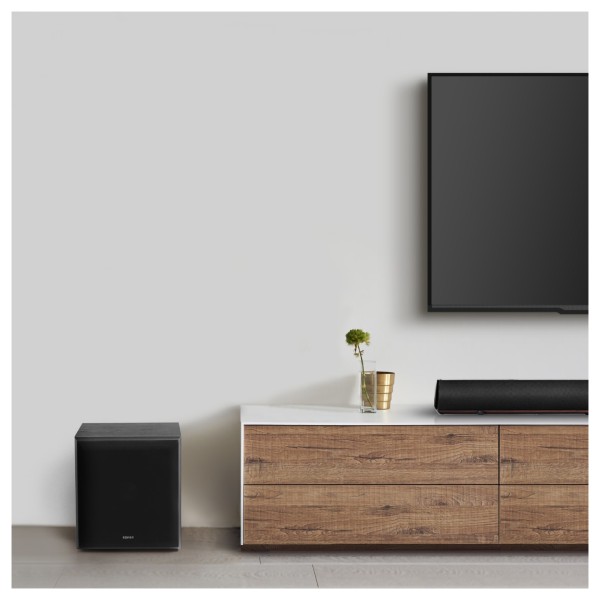 Edifier T5 Powered Active Subwoofer, Black - lifestyle 1 