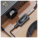 FiiO KA15 Portable DAC and Headphone Amplifier, Lifestyle Image - Connected to headphone amplifier