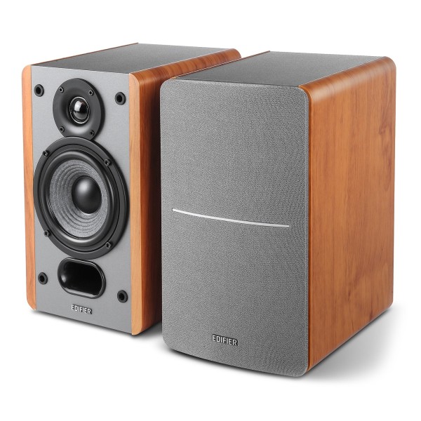 Edifier P12 Passive 2.0 Bookshelf Speaker Set, Brown