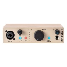 Arturia MiniFuse 1 USB Audio Interface, Champagne