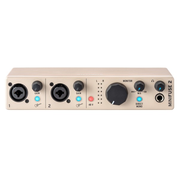 Arturia MiniFuse 2 USB Audio Interface Champagne - Front