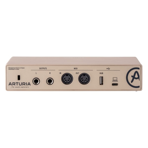 MiniFuse 2 Audio Interface, Champagne - Rear