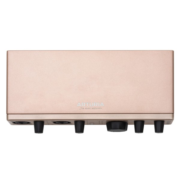 Arturia MiniFuse 2 USB Audio Interface, Champagne - Top