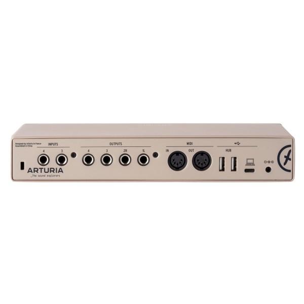 MiniFuse 4 Audio Interface, Champagne - Rear