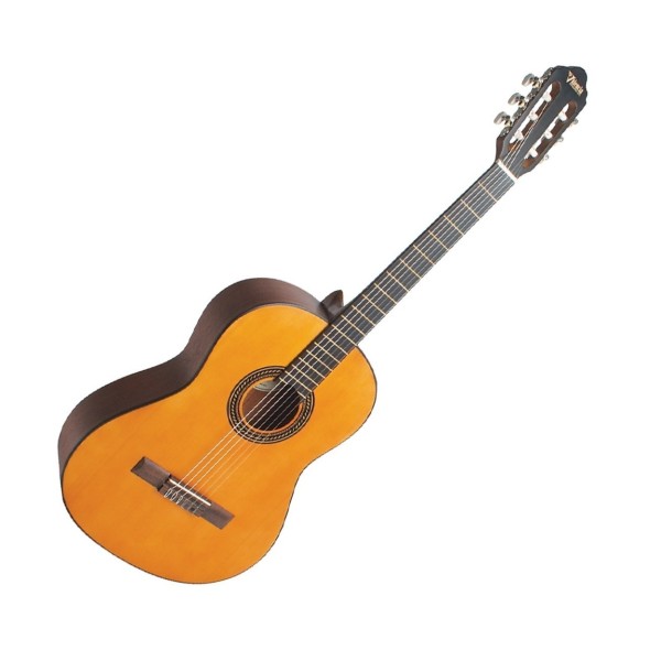 Valencia VC204 Classical, Full Size, Natural - Nearly New - Angled