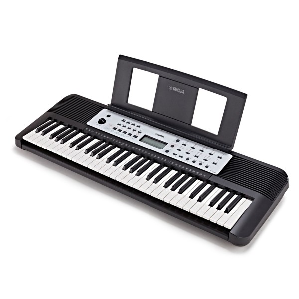 Yamaha YPT 280 Portable Keyboard, Black - Front
