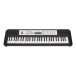 Yamaha YPT 280 Portable Keyboard, Black - Front