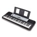Yamaha YPT 280 Portable Keyboard, Black - Front