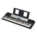 Yamaha YPT 280 Portable Keyboard, Black - Music Stand