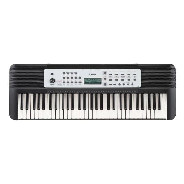 Yamaha YPT 280 Portable Keyboard, Black - Top
