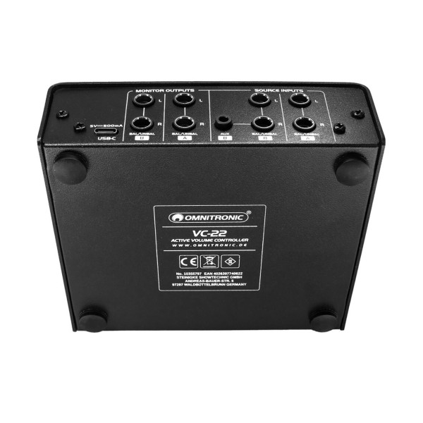 Omnitronic VC-22, Bottom Angle